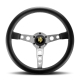 Momo Prototipo Steering Wheel 350 mm – Black Leather/Black Stitch/Black Spokes