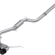 MBRP 21-23 BMW M4 G82 / M3 G80 3.0L T304 Stainless Steel 3in Resonator Bypass X-Pipe