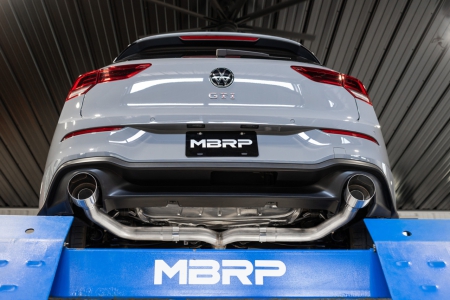 MBRP 2022 Volkswagen Golf GTI MK8 T304 SS 3in Cat-Back Exhaust 2.5in Dual Split Rear w/ SS Tips