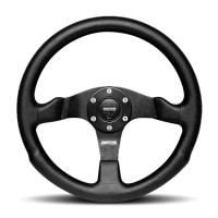 Momo Competition Steering Wheel 350 mm – Black AirLeather/Black Spokes