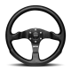 Momo Eagle Steering Wheel 350 mm – Black Leather/Anth Spokes