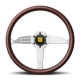 Momo Super Grand Prix Steering Wheel 350 mm – Mahogany Wood/Pol Spokes