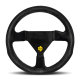 Momo MOD69 Steering Wheel 350 mm –  Black Suede/Black Spokes