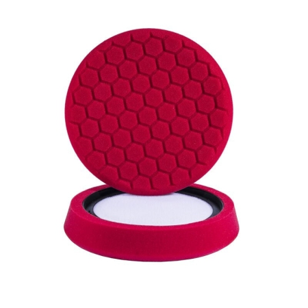 Chemical Guys Hex Logic Self-Centered Perfection Ultra-Fine Finishing Pad – Red – 7.5in
