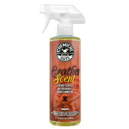 Chemical Guys Leather Scent Air Freshener & Odor Eliminator – 16oz