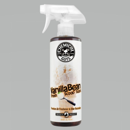 Chemical Guys Vanilla Bean Air Freshener & Odor Eliminator – 16oz