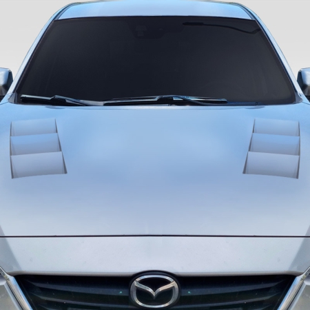 Duraflex 2014-2018 Mazda 3 Velocity Hood – 1 Piece