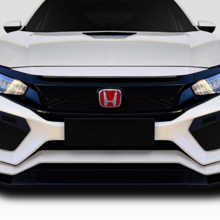 Duraflex 2016-2021 Honda Civic 4DR RBT Widebody Look Front Bumper – 1 Piece