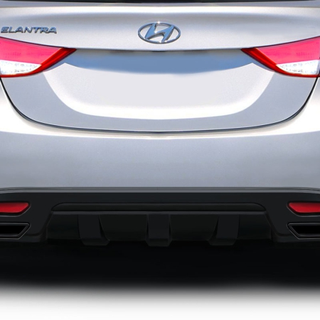 Duraflex 2011-2013 Hyundai Elantra SQR Rear Diffuser – 1 Piece