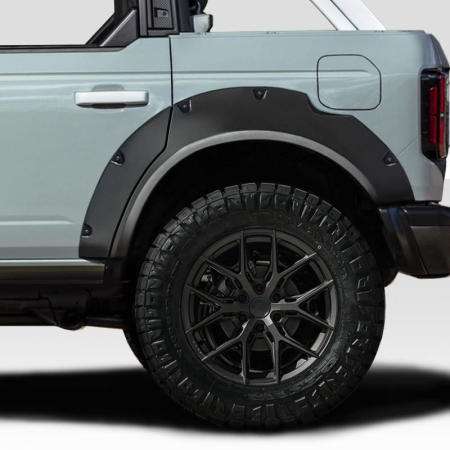Duraflex 2021-2022 Ford Bronco Extreme Country Rear Fender Flares – 4 Piece