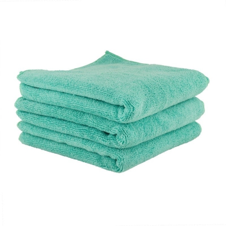 Chemical Guys Workhorse Microfiber Towel (Exterior)- 16in x 16in – Green – 3 Pack