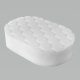 Chemical Guys Hex-Logic Polishing Hand Applicator Pad – White – 3in x 6in x 1in – Single