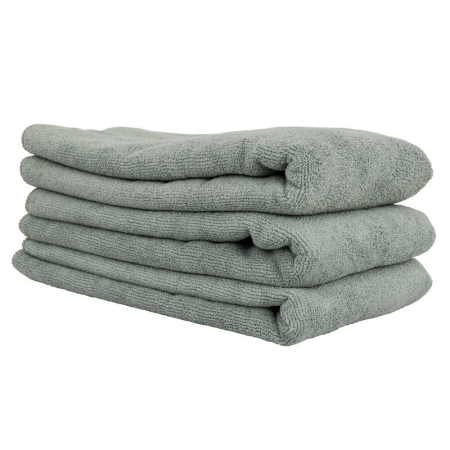 Chemical Guys Workhorse Microfiber Towel (Metal) – 24in x 16in – Gray – 3 Pack