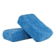 Chemical Guys Premium Grade Microfiber Applicators – 2in x 4in x 6in – Blue – 2 Pack – Single