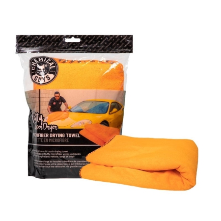 Chemical Guys Fatty Super Dryer Microfiber Drying Towel – 25in x 34in – Orange