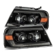 AlphaRex 04-15 Chevy 1500 NOVA-Series LED Proj Headlights Alpha BL w/Activ Light/Seq Signal & SB DRL