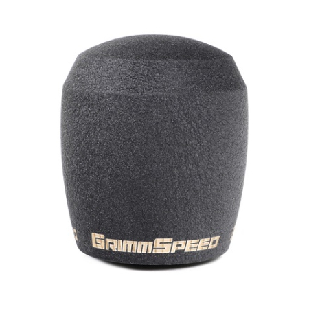 GrimmSpeed Stubby Shift Knob Stainless Steel Black – M12x1.25