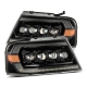 AlphaRex 04-08 Ford F150 / 06-08 Lincoln Mark LT NOVA LED Proj Headlights Chrome w/Activ Light/Seq