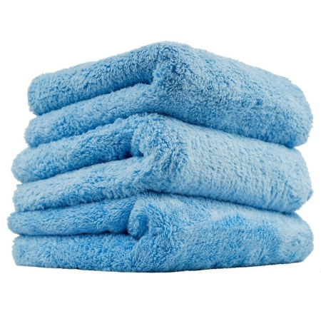 Chemical Guys Ultra Edgeless Microfiber Towel – 16in x 16in – Blue – 3 Pack
