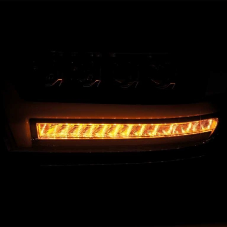 AlphaRex 19-20 Ram 1500HD NOVA LED Proj Headlight Plank Style Matte Blk w/Activ Light/Seq Signal/DRL