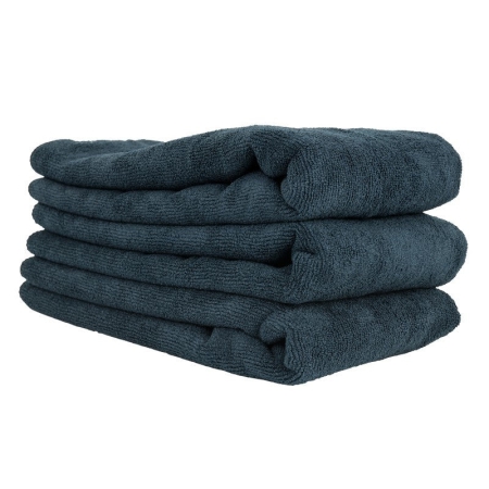 Chemical Guys Workhorse Microfiber Towel (VRP) – 24in x 16in – Black – 3 Pack