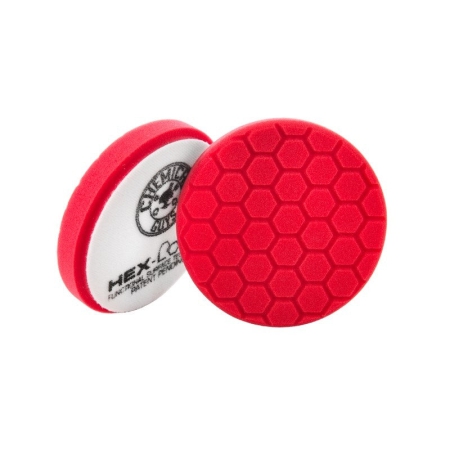 Chemical Guys Hex Logic Self-Centered Perfection Ultra-Fine Finishing Pad – Red – 5.5in