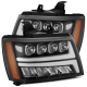 AlphaRex 07-13 Toyota Tundra LUXX-Series LED Tail Lights Alpha-Black