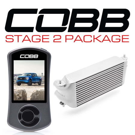 COBB STAGE 2 POWER PACKAGE SILVER (FACTORY LOCATION INTERCOOLER) FORD F-150 3.5L / TREMOR 2021-2022
