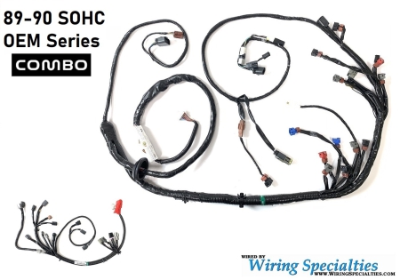 Wiring Specialties 89-90 S13 KA24E SOHC Wiring Harness COMBO for S13 240sx – OEM SERIES