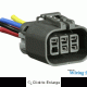 Wiring Specialties SR20 TPS (Throttle Position Sensor) Connector
