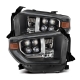 AlphaRex 14-21 Toyota Tundra PRO-Series Projector Headlights Black w/Seq. Sig. + DRL