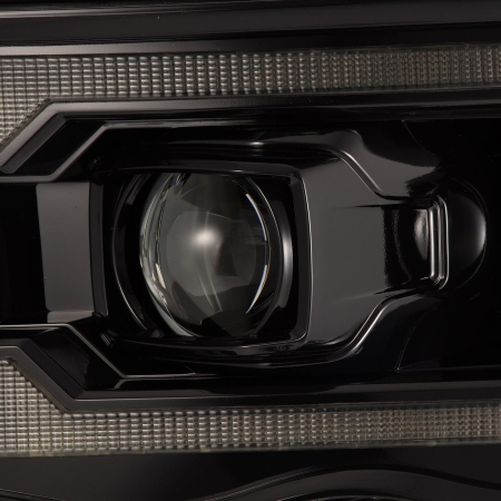AlphaRex 02-05 Dodge Ram PRO-Series Halogen Projector Headlights Alpha-Black