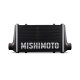 Mishimoto Gloss Carbon Fiber Intercooler – 450mm Gold Core – Offset Flow tanks – Black V-Band