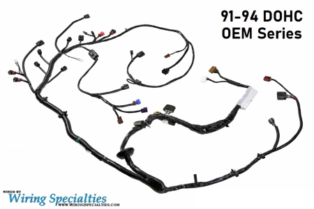Wiring Specialties 91-94 S13 KA24DE DOHC Main Engine Harness for S13 240sx – OEM SERIES