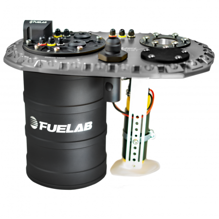 Fuelab Quick Service Surge Tank w/No Lift Pump & No Surge Pump – Titanium