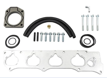 PRL Motorsports Honda / Acura K24Z RBC / RRC Intake Manifold Adapter Flange & Stock Throttle Body Kit w/ Hardware