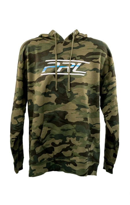 PRL Motorsports Logo Hoodie; Forest Camo- XX Large
