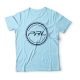 PRL Motorsports Vintage Seal T-Shirt, Large BC3001 – Baby Blue Black/PMS 431C