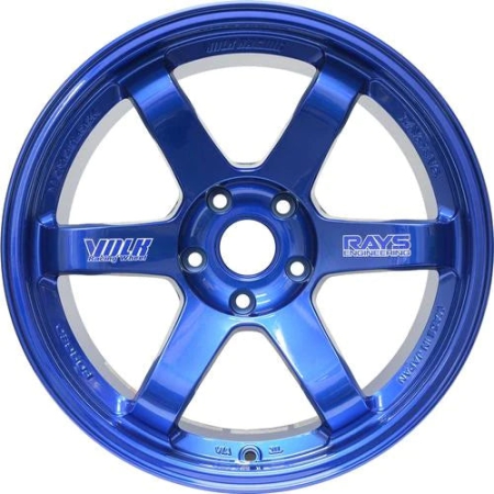 Volk TE37SL 18×9.5 +40 5×100 Hyper Blue