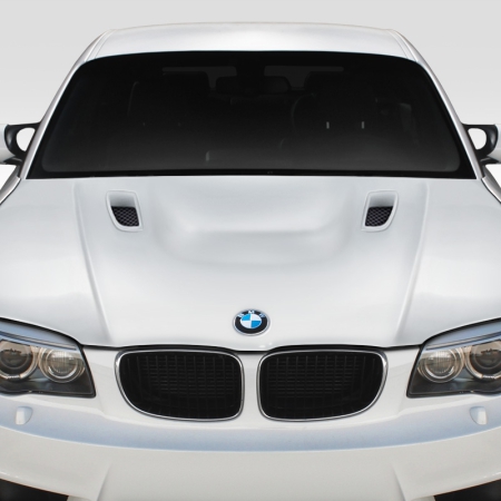 Duraflex 2008-2013 BMW 1 Series M Coupe E82 E88 E92 M3 Look Hood – 1 Piece