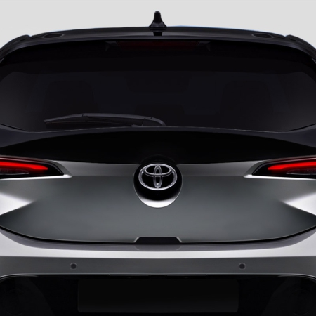 Duraflex 2019-2023 Toyota Corolla Hatchback Rave Rear Mid Wing Spoiler – 1 Piece