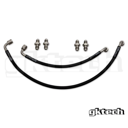GK Tech Z33 350Z Power Steering Hard Line Replacements (PAIR) – LHD Non HR Rack