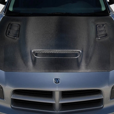 Carbon Creations 2006-2010 Dodge Charger Hellcat Redeye Look hood – 1 Piece