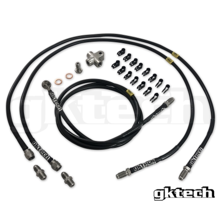 GKTech STAND ALONE SS BRAIDED BRAKE LINE KIT
