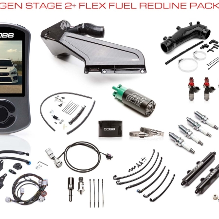 Cobb 15-21 Subaru STI (Incl. 2018 Type RA) NexGen Stage 2 + Flex Fuel Redline CF Power Package