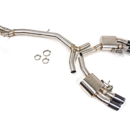 VR Performance Audi RS5 B9 Stainless Valvetronic Exhaust System with Carbon Tips
