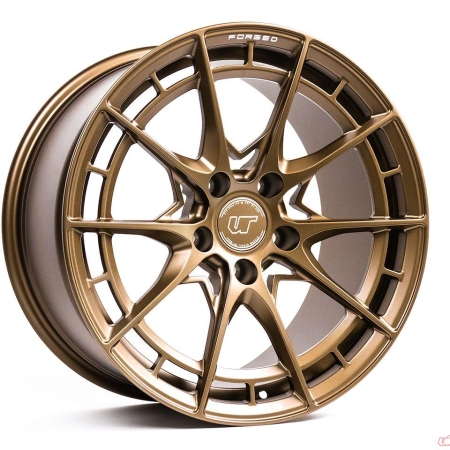 VR Forged D03-R Wheel Package Infiniti G37 19×9.5 19×10.5 Satin Bronze