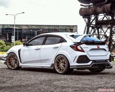 VR Forged D03-R Wheel Package Honda Civic Type-R 18×9.5 Satin Bronze