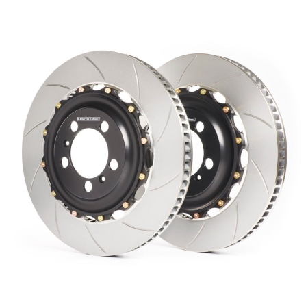 GiroDisc 97-04 Audi A6/Allroad (C5 w/Alcon/Stoptech 355×32 Rotors) Slotted Front Rotors