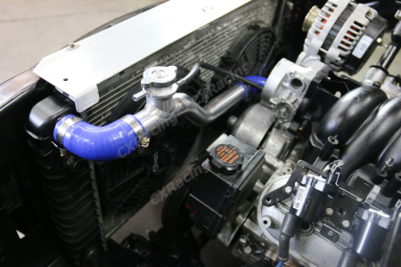 CX Racing Aluminum Radiator Hard Pipe Kit for 94-04 Chevrolet S-10 S10 Truck LS LS1